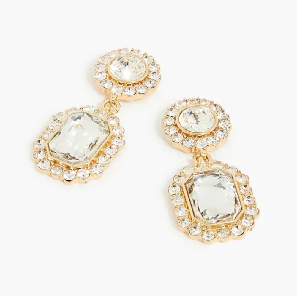 🆕 J. Crew Crystal Drop Earrings